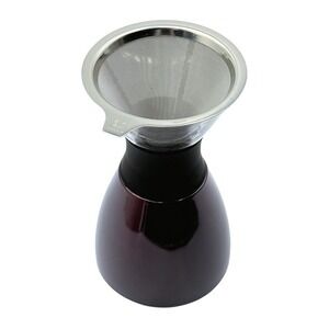 Asobu Pour Over Coffee Maker Carafe Set – Vacuum Insulated – Purple Wine NEW